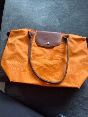 Longchamp small orange bag